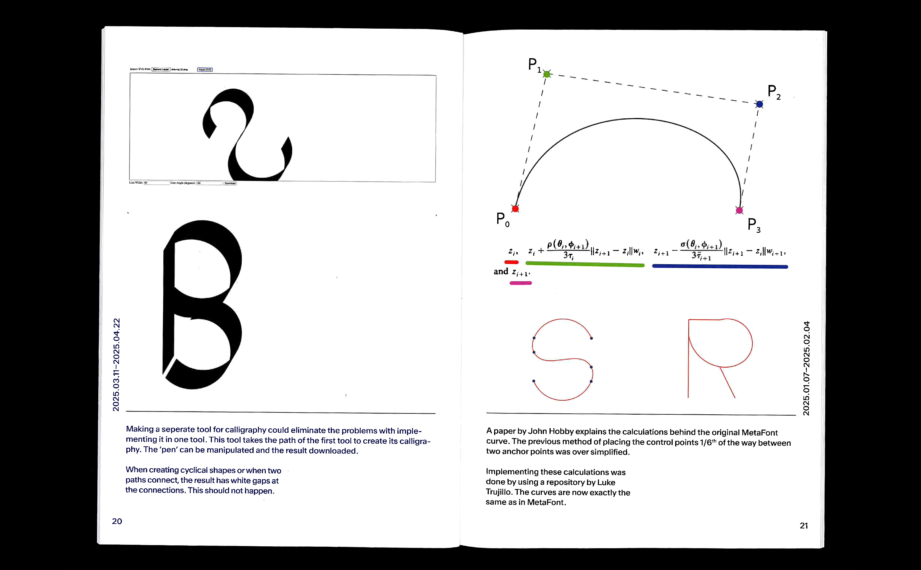 Procesfolio spread